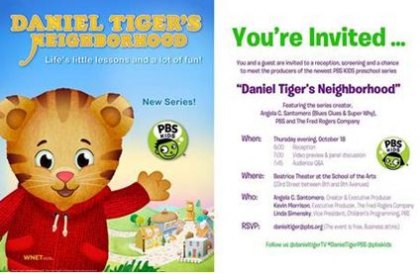  Birthday Party Ideas on Behind The Scenes  Daniel Tiger S Neighborhood Reception And Screening