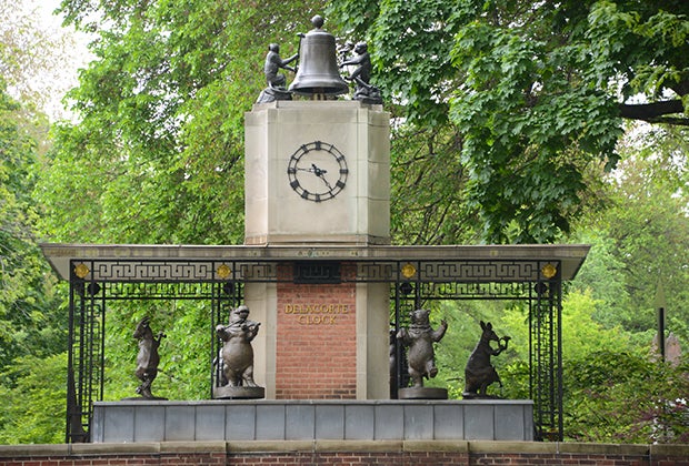 Central Park with kids Delacorte Musical Clock