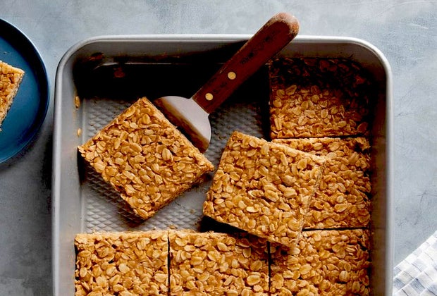 25 Healthy Breakfast Ideas for Kids: Peanut Butter Bars