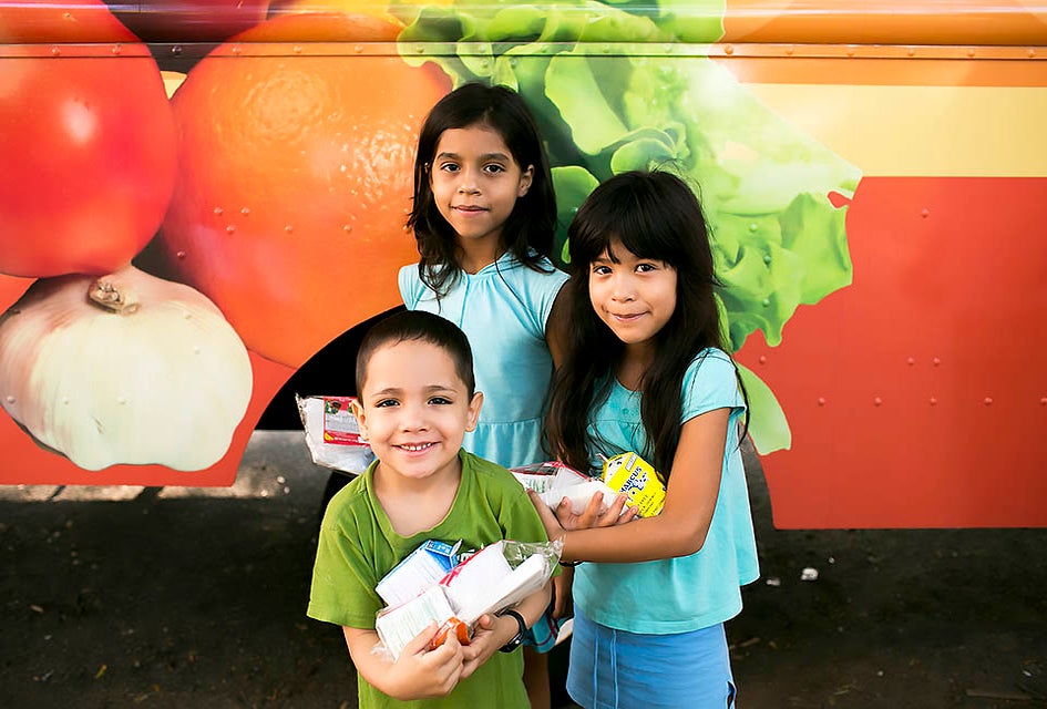 Free breakfast and lunch is available in parks, schools, and sometimes by food truck for kids across the country. Photo courtesy of Share Our Strength