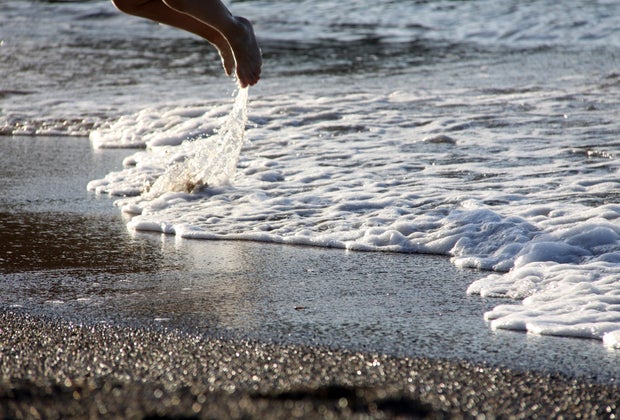 Jumping 7 waves is a New Year's Eve tradition from Brazil.