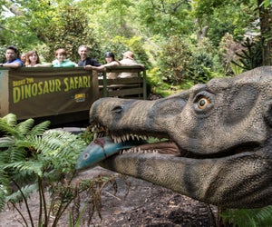 Go prehistoric at Dinosaur Safari at The Bronx Zoo. Photo courtesy of the zoo