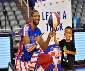 These guys never grow old! Photo courtesy of Harlem Globetrotters