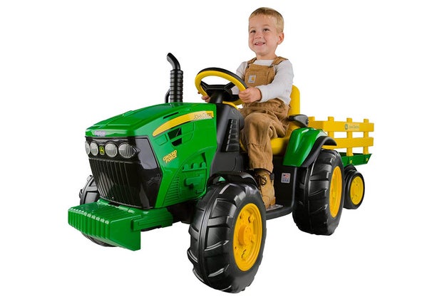 Best Kids' Ride On Toys for Kids of All Ages: Peg Perego John Deere Ground Force Tractor