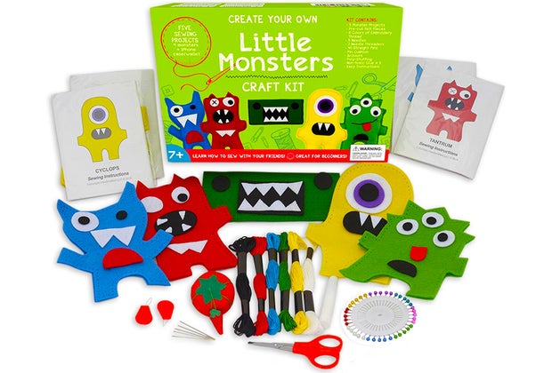 Sewing for Kids: Little Monsters Beginners Sewing Kit
