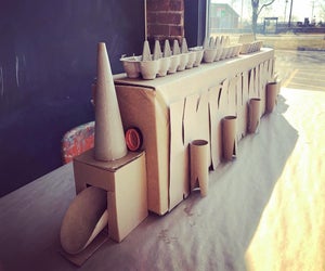 Build trains, cars, houses, and creatures with cardboard boxes!