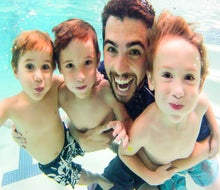 Dive in! The water is always fine. Photo courtesy of the Academy Swim Club