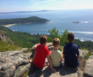 There are many places to take in the views from up high at Acadia National Park. Photo by Kelley Heyworth