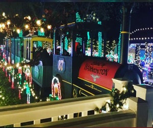 Take a ride on the dazzling Magical Holiday Express at DiDonato's. Photo courtesy of DiDonato's