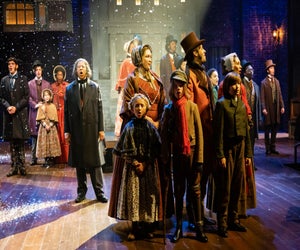 A Christmas Carol at the Alley Theatre. Photo by Lynn Lane courtesy of the theatre.