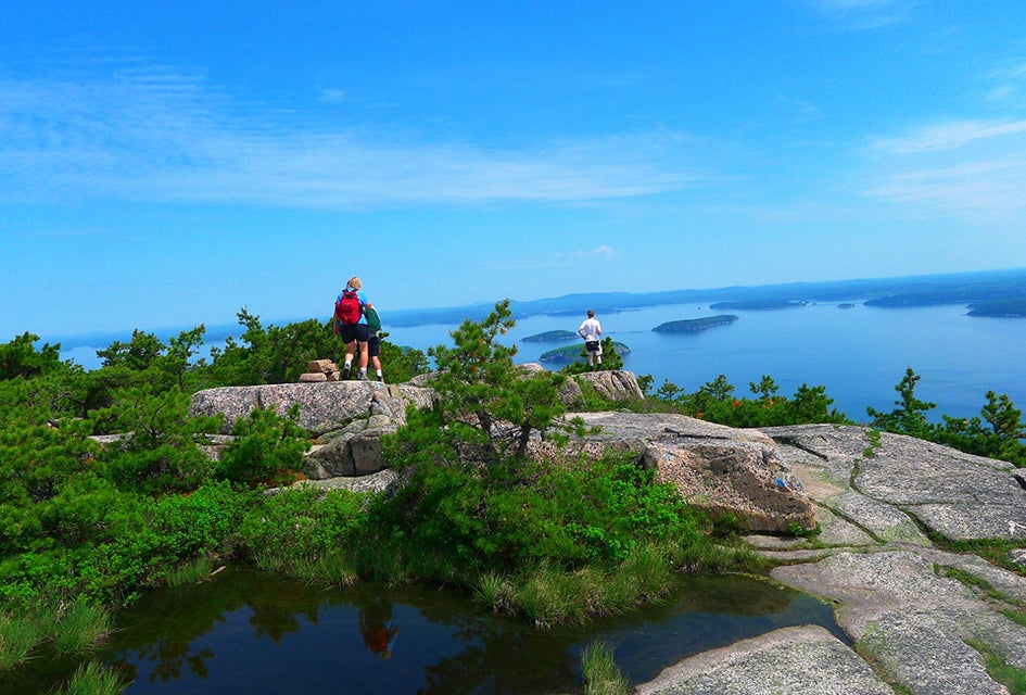 Hike Champlain Mountain in Acadia National Park for majestic views. Photo courtesy Maine Office of Tourism