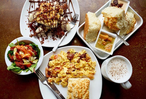 breakfast at Biscuit Head in Asheville, NC