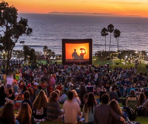 OC Parks Sunset Cinema Movie Series is movies in a stunning setting. Photo by @ocparks
