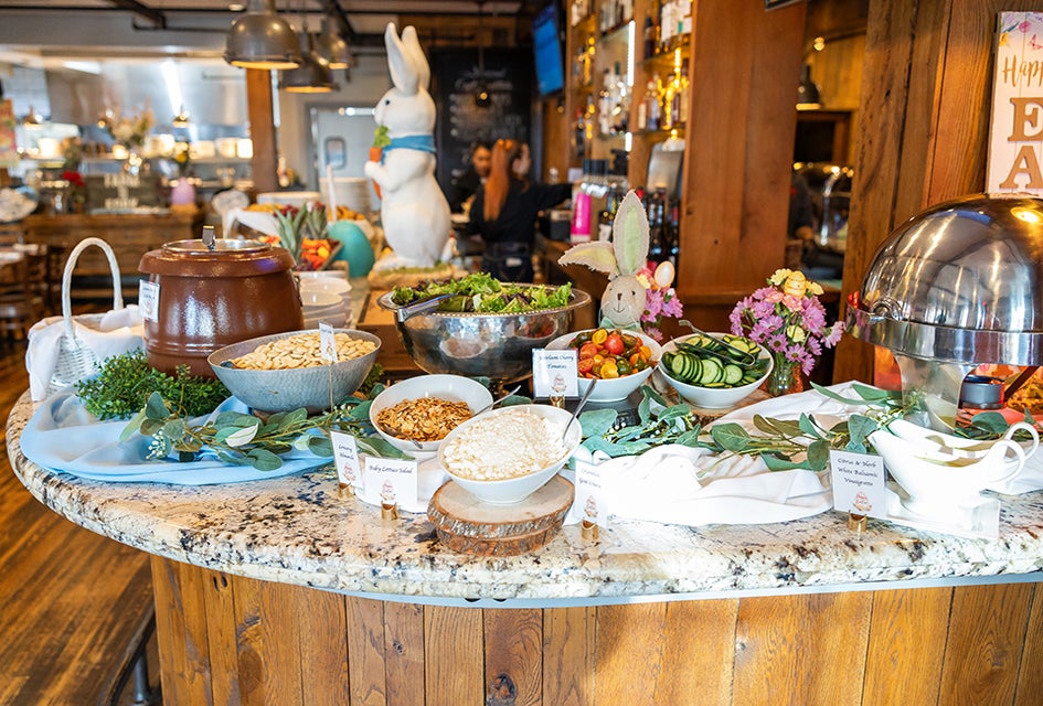 Celebrate Easter with a feast fit for little bunnies at The Mill. Photo courtesy of The Mill 