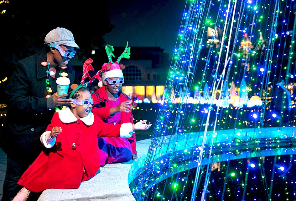 Garden Lights, Holiday Nights returns to Atlanta Botanical Garden for an amazing Christmas lights event. Photo courtesy of Atlanta Botanical Garden