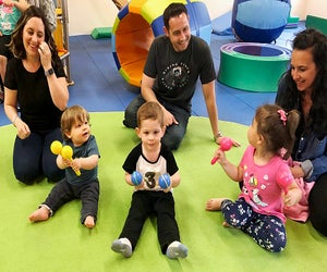 Everyone can join in the music-making at Gymboree Play & Music in Nanuet. Photo courtesy of the business