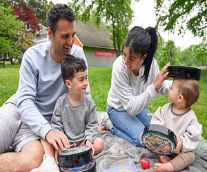 Moon River Mother and Child offers a variety of parent-and-me music classes that get the whole family grooving. Photo courtesy of Moon River Mother and Child