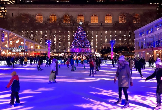 Christmas in NYC: Bank of America Bryant Park Winter Village.