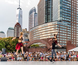  Check out NYC's longest-running free public dance festival, the 38th Annual Battery Dance Festival! Photo courtesy of the festival