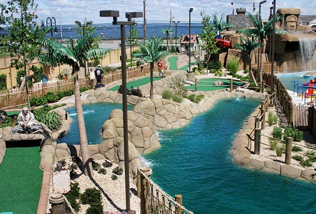 Mini-Golf Courses on Long Island overview mini gold course at bayview adventure park