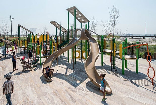 Rockaway's Beach 30th Street Playground is steps from the beach