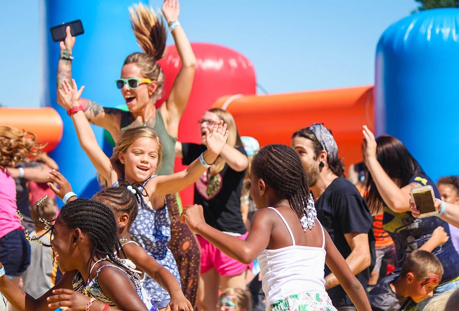 Jump into the biggest world's biggest inflatable at Big Bounce America in Brooklyn. Photo courtesy of Big Bounce America
