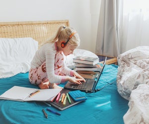 Try out a new class from the comfort of home. Photo by Mommy Poppins 