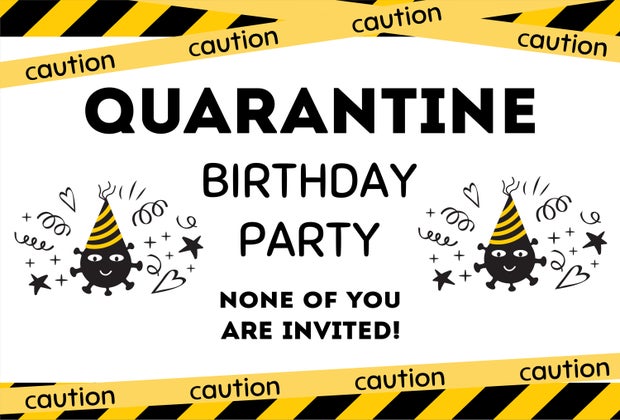 First Birthday Party Ideas for Quarantine Babies: It all starts with the invitation