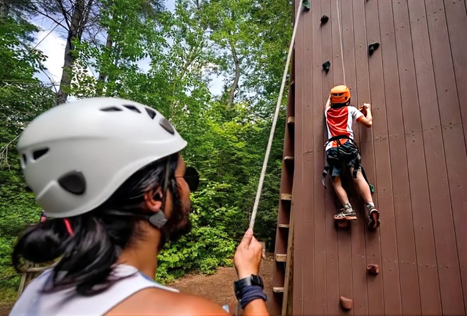 Kids can find new heights of fun and adventure at these short-session sleepaway camps in New England! Photo courtesy of Camp Walt Whitman