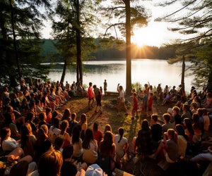 Outdoor fun and group activities are part of the fun at these sleepaway camps across New England. Photo courtesy of Camp Coniston