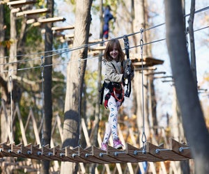 Zip-line or hit the aerial walkways at Boundless Adventures Wisconsin. Photo courtesy the park