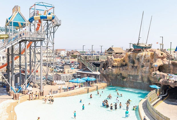 Visiting the Jersey Shore with kids: Breakwater Beach