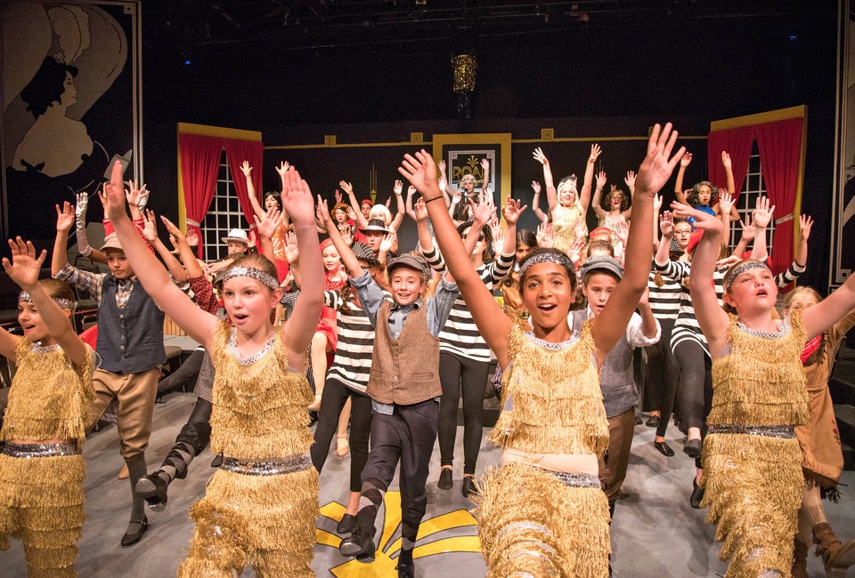 Give 'em the old razzle dazzle. Photo by Brad Rindos courtesy of Broadway Bootcamp