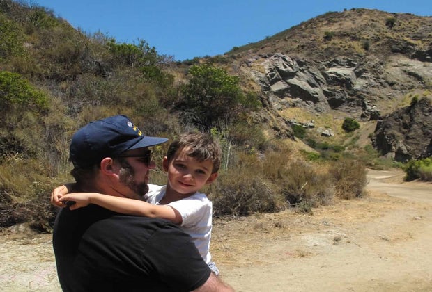 On the way to the Bat Caves in Bronson Canyon.