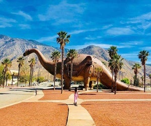 Visit the movie-famous Cabazon Dinosaurs. Photo courtesy of the venue
