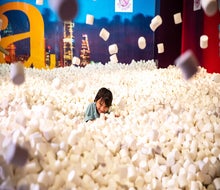 Playing with your food is an important rule at Candytopia.