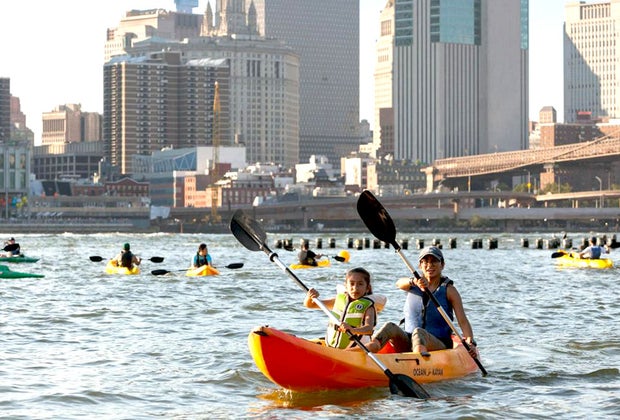 Beat the Heat NYC: kayaking at BBP