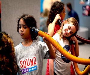  Sound Playground lets little ones (and curious grownups) explore all things sound. Photo courtesy of the  Chicago Children's Museum