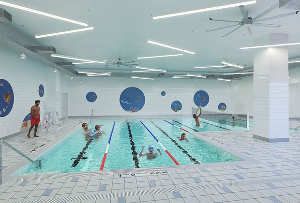 Chelsea Piers Field House Brooklyn: The swimming pool