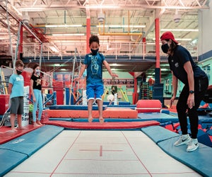 Bounce away their excess-energy. Photo courtesy of Chelsea Piers CT