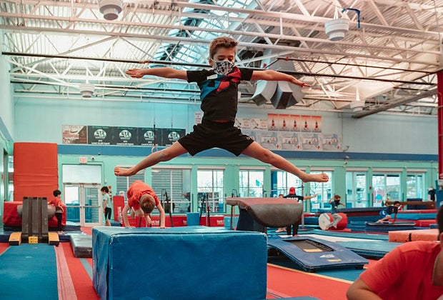 Chelsea Piers with kids gymnastics classes at the Field House