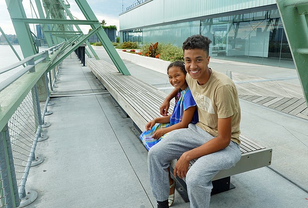 Chelsea Piers with kids Pier 57 Rooftop Park