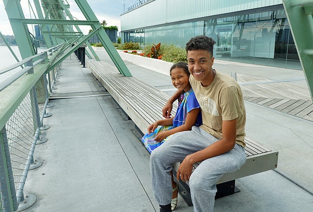 Chelsea Piers with kids Pier 57 Rooftop Park