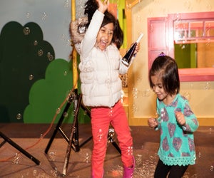 Kids and parents can party into 2026 at the daytime New Year's Bubble Bash at Children's Museum of Atlanta. Photo courtesy of the museum