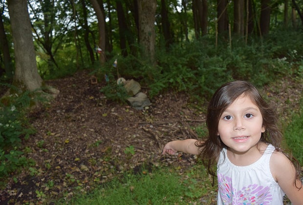 Spot the fairy houses along the Columbia hiking trail
