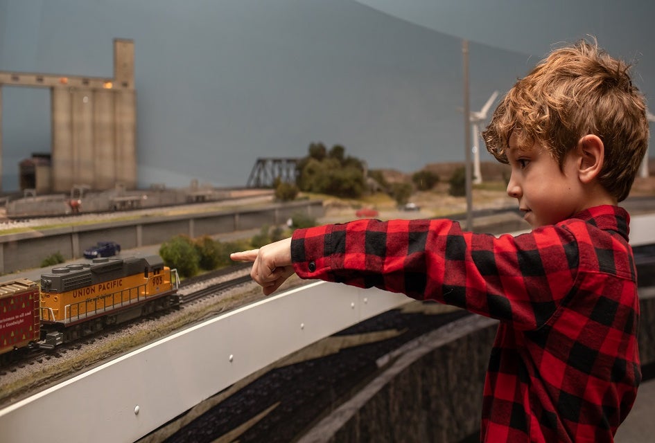 All aboard! The trains are pulling into the station this weekend at HMNS. Photo courtesy of Mike Rathke, Houston Museum of Natural Science.