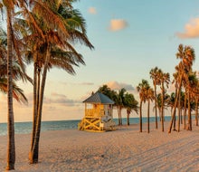 The beach at Crandon Park in Miami. Photo courtesy of the Greater Miami Convention & Visitors Bureau 