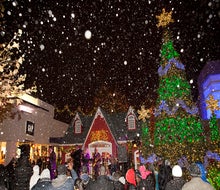 Get into the holiday spirit at the Cross County Shopping Center Christmas Tree Lighting.  Photo courtesy of the shopping center