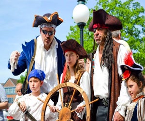Set a course for fun things to do in with kids as June 2025 lands in Connecticut! Downtown Milford's Annual Pirate's Day. Photo courtesy of the event.