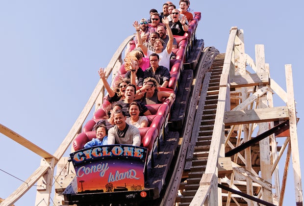 Amusement parks near NYC Cyclone at Coney Island